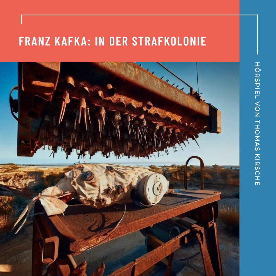 Cover Franz Kafka. In der Strafkolonie. Hörspiel von Thomas Kirsche